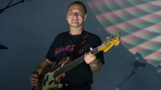 Guy Pratt performs at Pula Arena on September 12, 2015 in Pula, Croatia