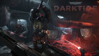 Nurgle attack the player in Warhammer 40k: Darktide