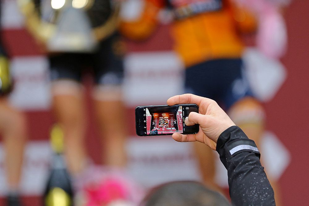 iPhone photos capture the podium