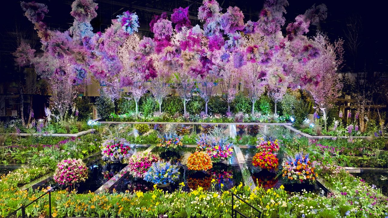 Entrance garden from the Philadelphia Flower Show 2024