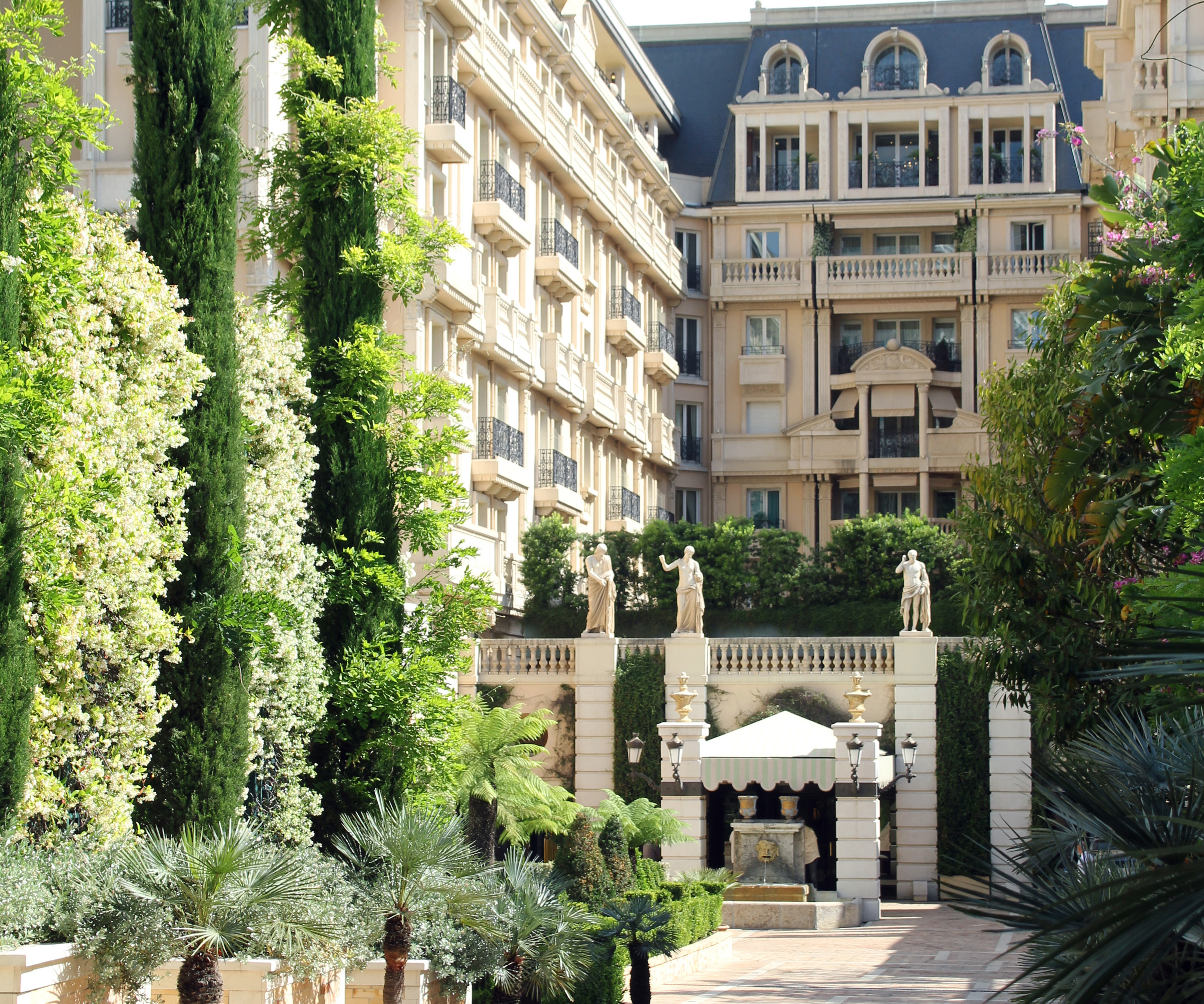 Imposing facade of the Hotel Metropole Monte-Carlo