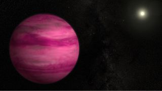 pink alien planet