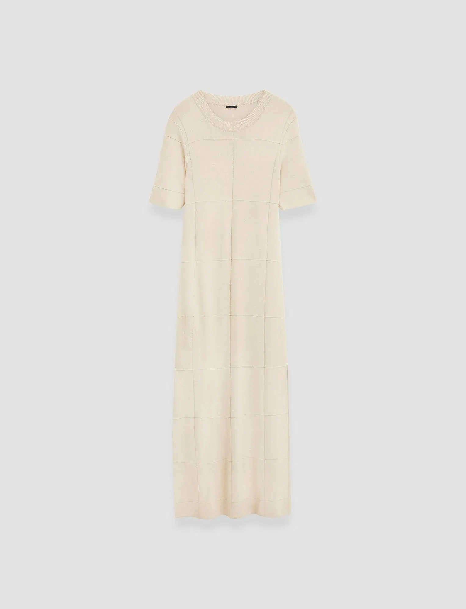 Grid Viscose Knitted Dress Regular / Xxs /