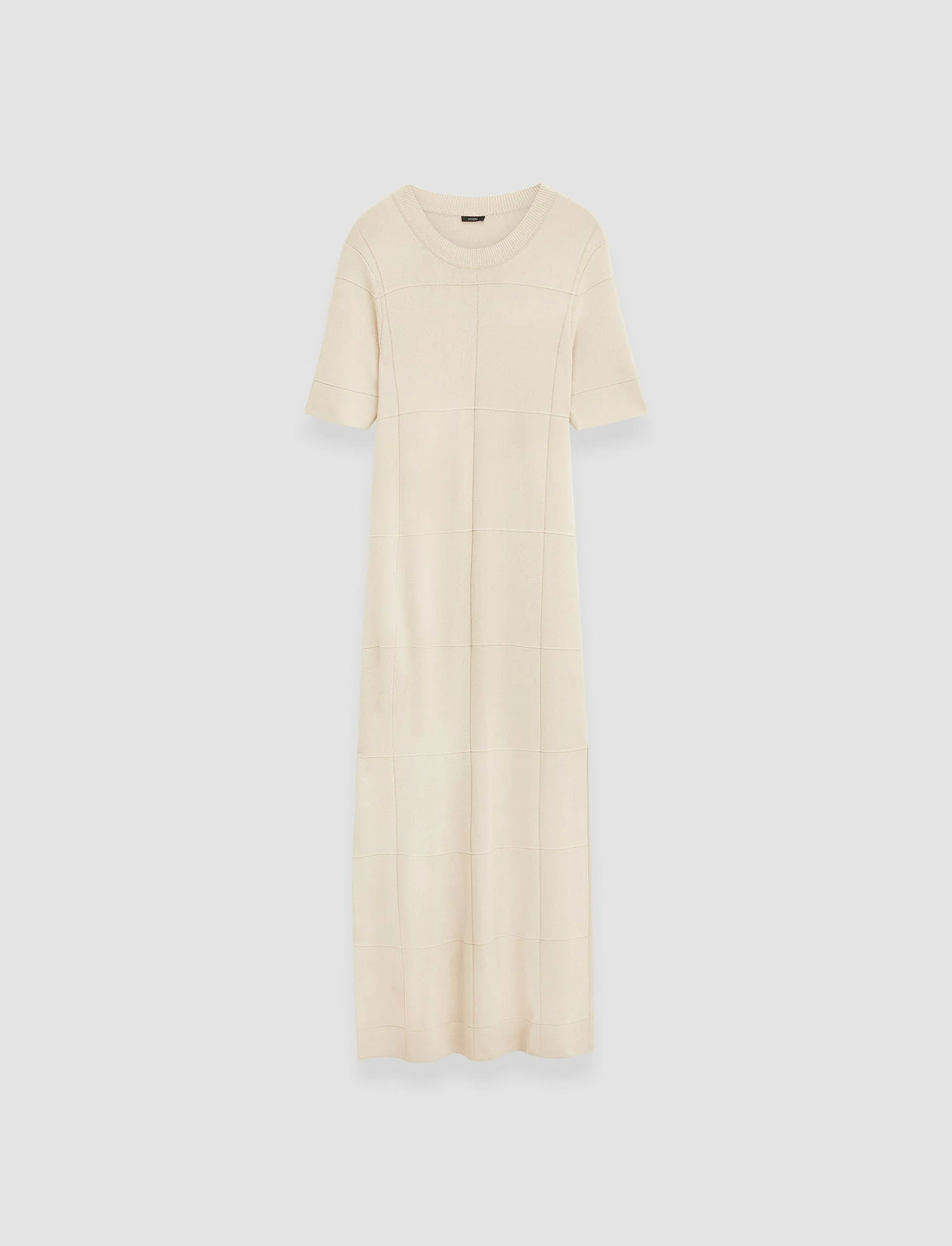 Grid Viscose Knitted Dress Regular / Xxs /
