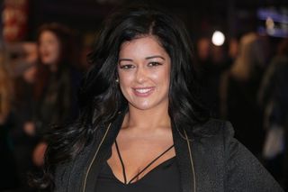 Lauren Murray at a premiere in London, December 2015