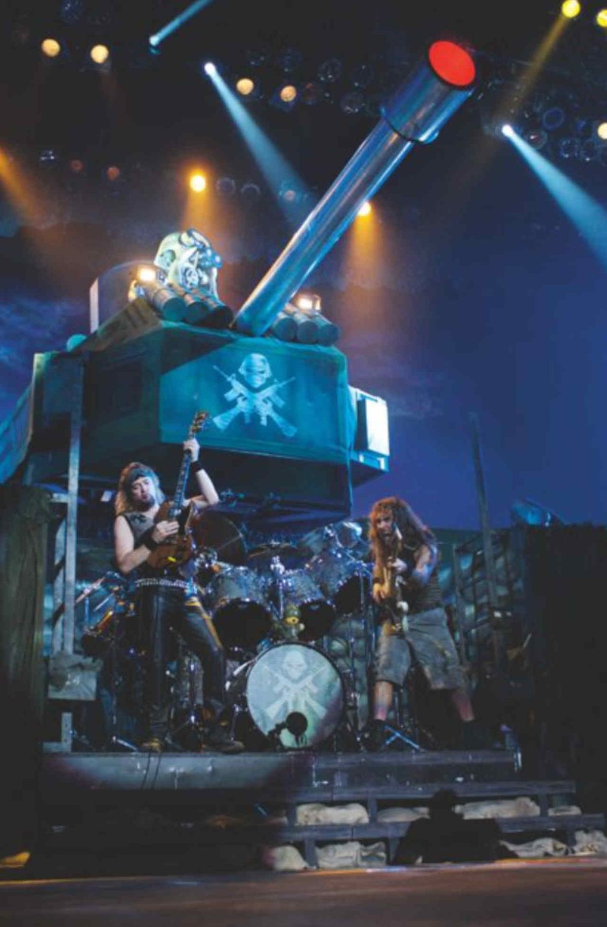 Memorabilia from the Iron Maiden Infinite Dreams Experience exhibition