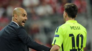 Lionel Messi Pep Guardiola