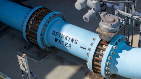 a drinking water pipe