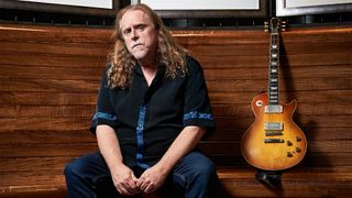 Warren Haynes, photographed before a live performance with blues rock group Gov't Mule at Under The Bridge in London, on July 4, 2013. 