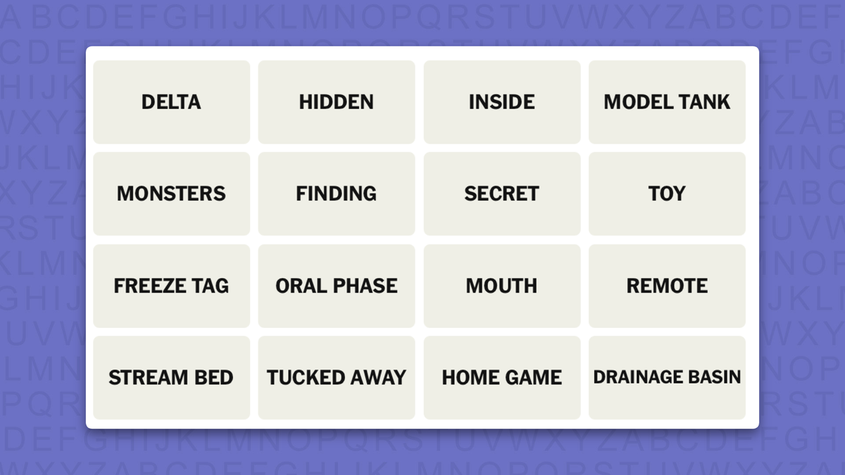 NYT Connections hints for game 1206 on a purple background