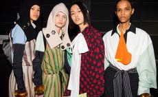 Models displaying fashion by JW Anderson