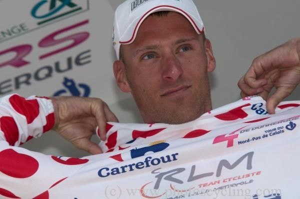 Anthony Colin (Roubaix Lillle Metropole) was king of the mountains on stage 1