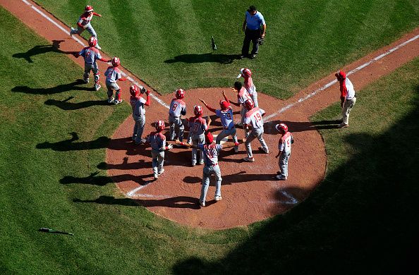 Little League players.