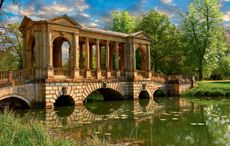 The Palladian Bridge at Stowe, Buckinghamshire, built in the early 1740s. Brown learned much during his early career as Stowe’s head gardener, where he worked with William Kent and James Gibbs, architect of various buildings in the park.