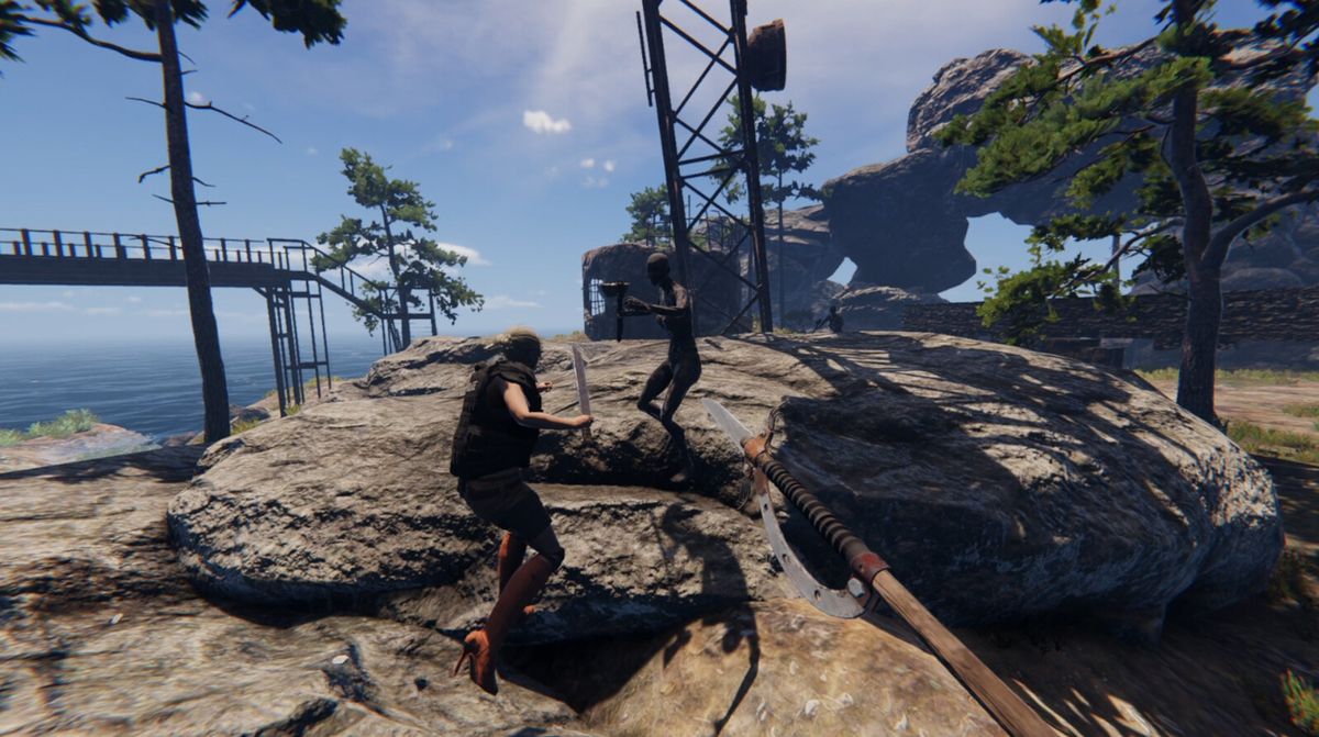 An image from flooded world survival game Sunkenland