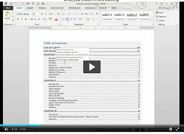 Video Tutorial: Word 2013 – Building References Training