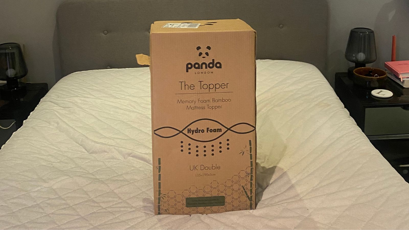 Panda mattress topper review by Louise Oliphant in test 