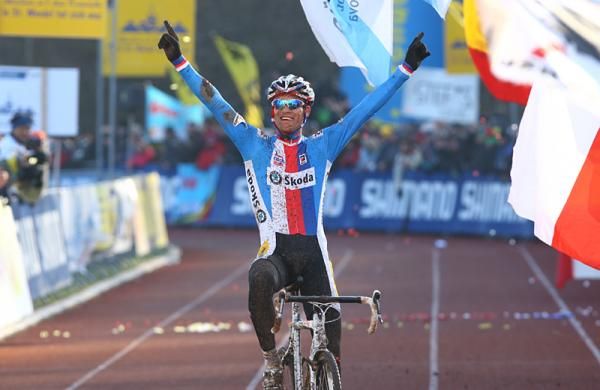Zdenek Stybar (Czech Republic) wins the 'cross Worlds