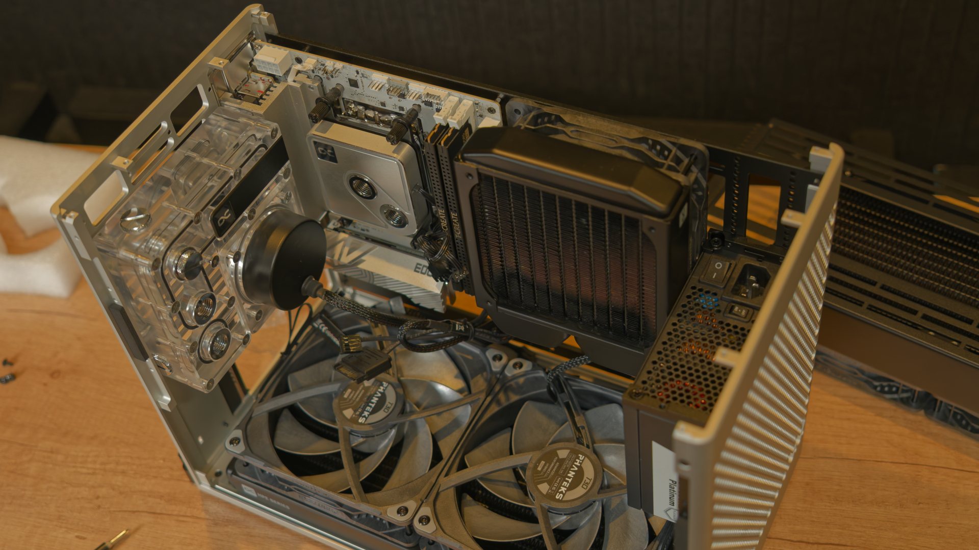 Greyscale ITX Build Cooling