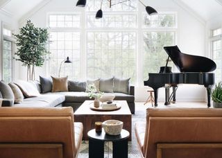 Modern farmhouse living room ideas