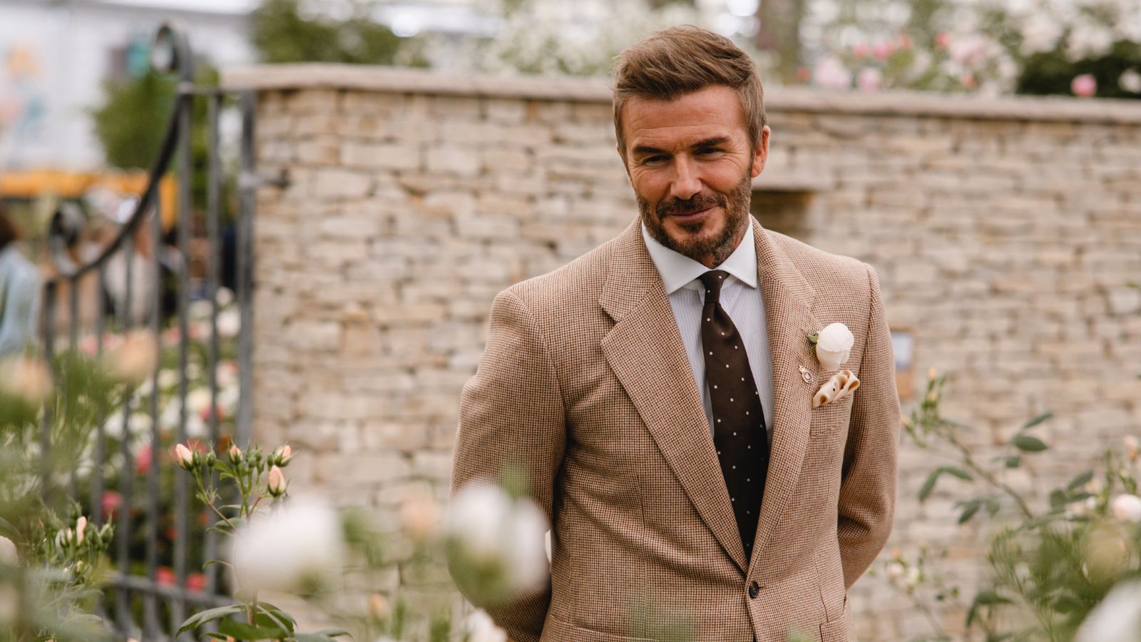 david beckham at the 2026 chelsea flower show