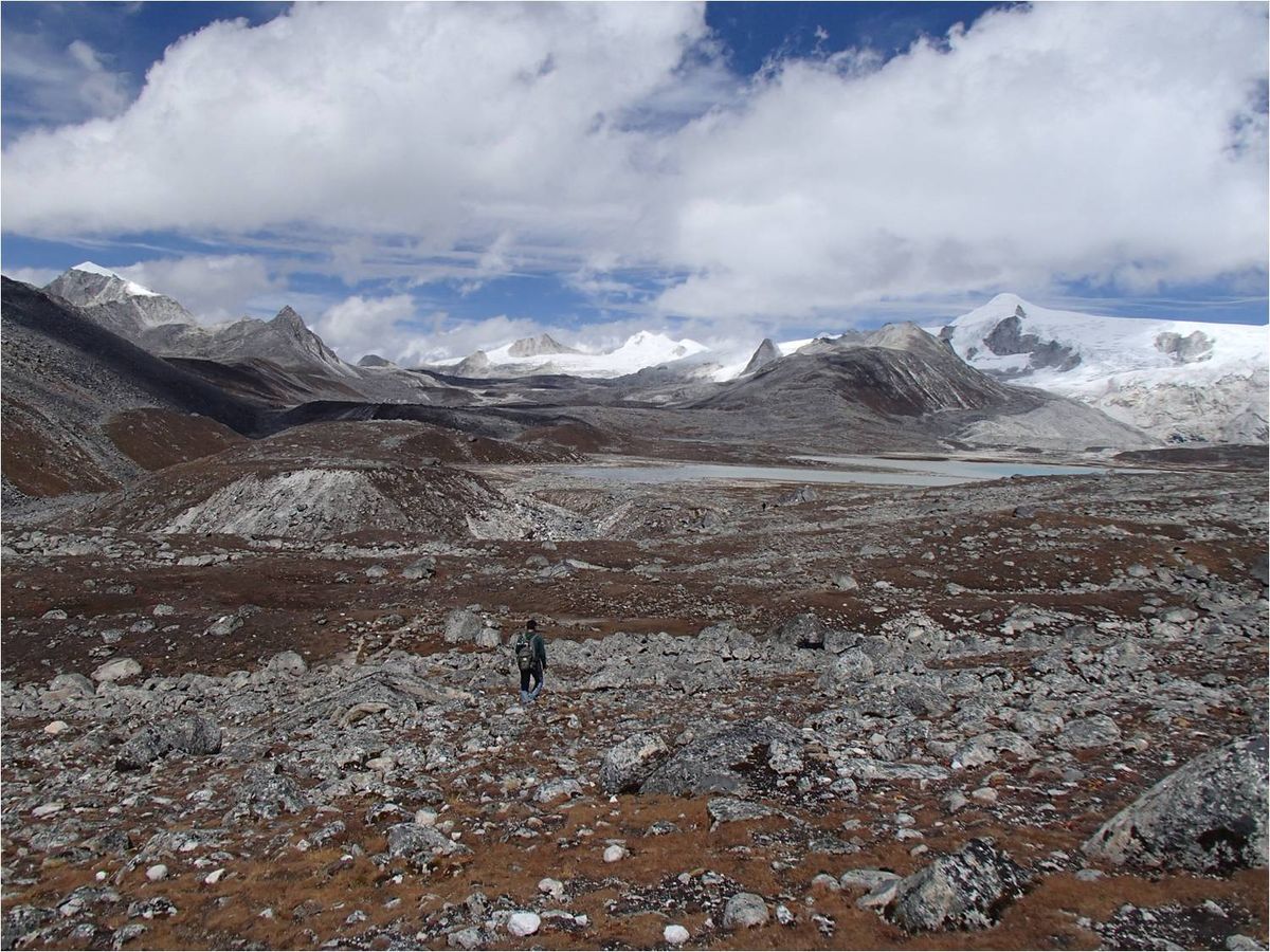 Rinchen Zoe plateau, Bhutan Himalaya.