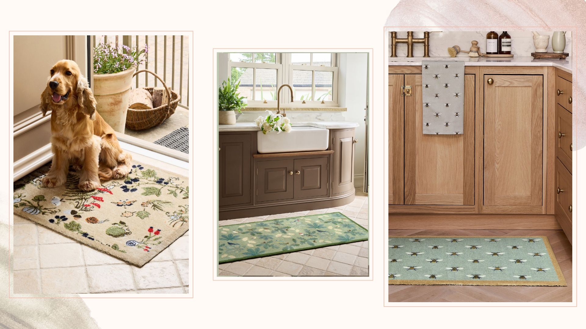 Compilation image of the new Hug Rug x Sophie Allport collection