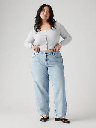 Baggy Dad Women's Jeans (plus Size)