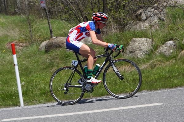 Kath Mattis (United States of America National Team) made an early break attempt.