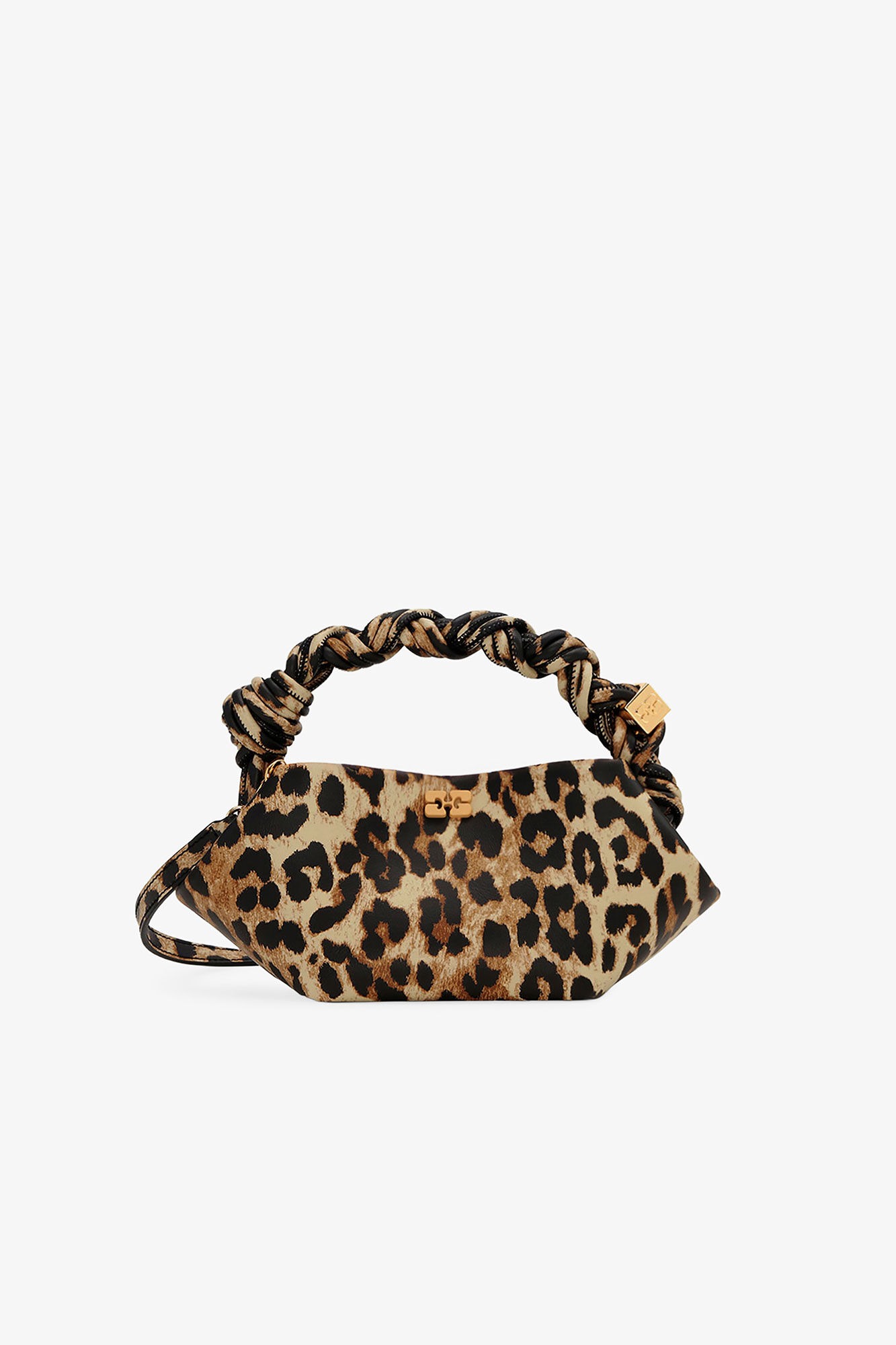 Ganni Leopard Mini Bou Bag
