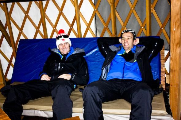 Derek and Cam settle into home sweet home for the next few days