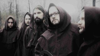 The Black Dahlia Murder in hooded robes