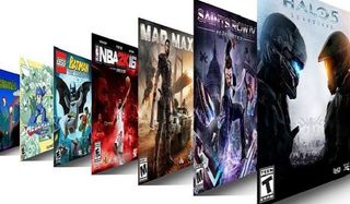 A collection of games in the Xbox One Game Pass offerings