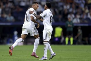 Real Madrid beat Marseille in their first UEFA Champions League outing of the new season