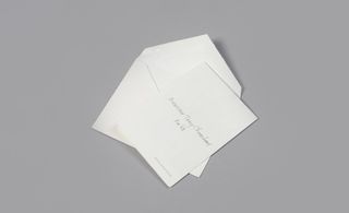 White envelope with paper