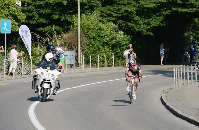 Gregory Rast (RadioShack-Leopard) on his way to a stage victory