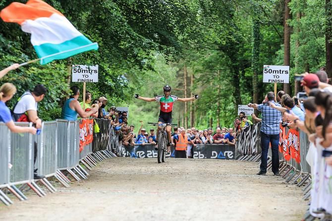 Christoph Sauser wins the 2014 European marathon championships