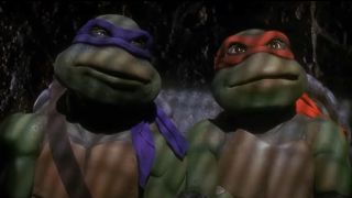 Michelangelo and Donatelo in Teenage Mutant Ninja Turtles
