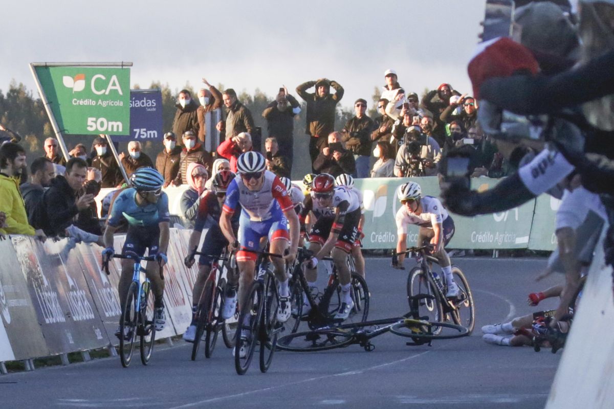 Volta ao Algarve 2022 48th Edition 2nd stage Albufeira Foia Monchique 1824 km 17022022 David Gaudu FRA Groupama FDJ photo Paola FontanaSprintCyclingAgency2022