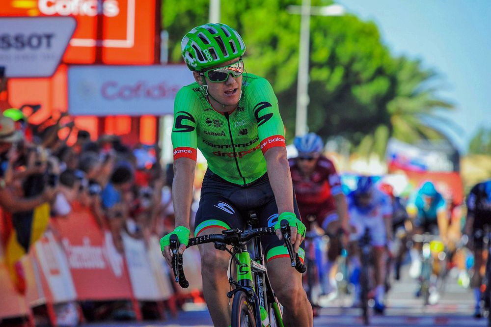Simon Clarke finishes stage 2