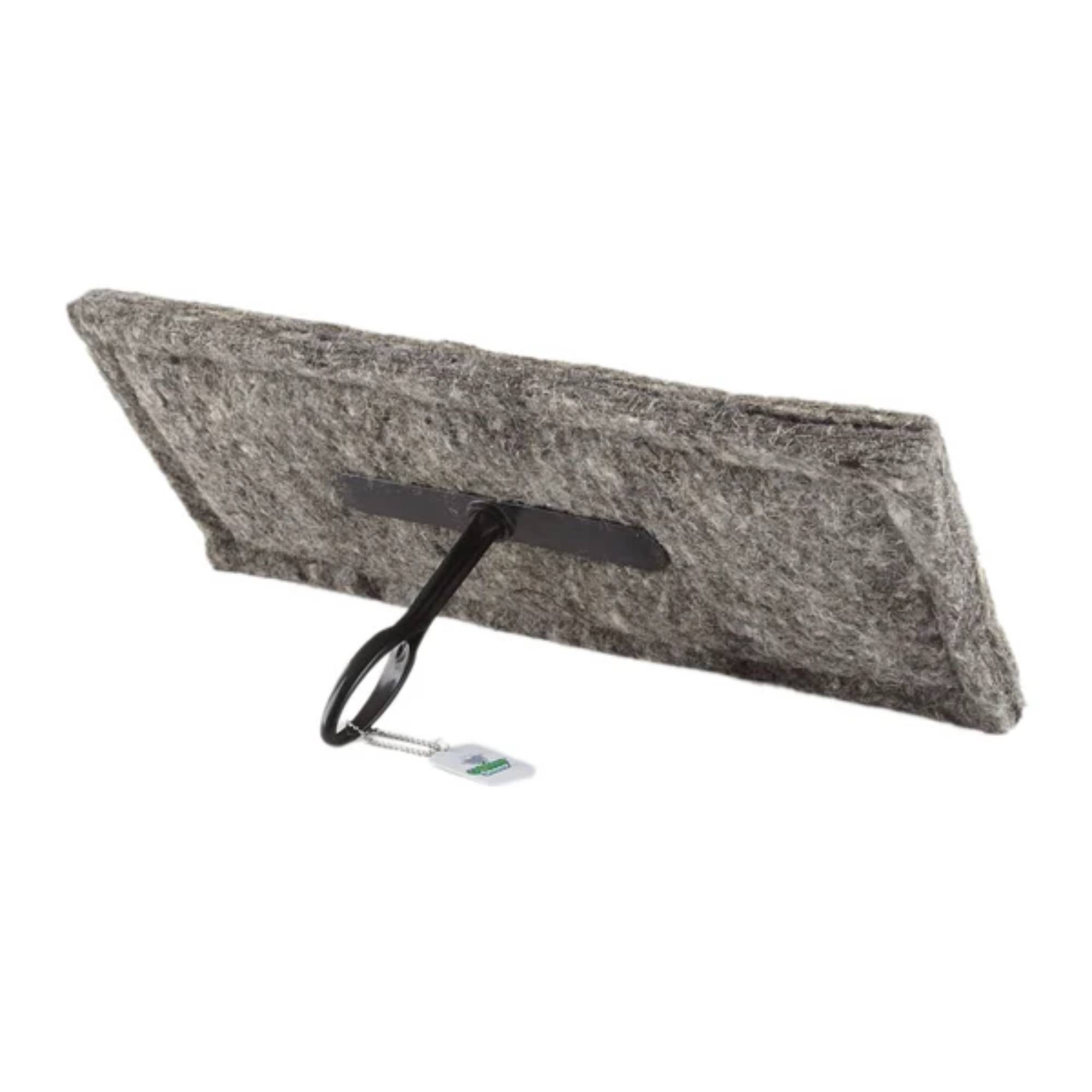 sheeps wool grey draught excluder for chimney