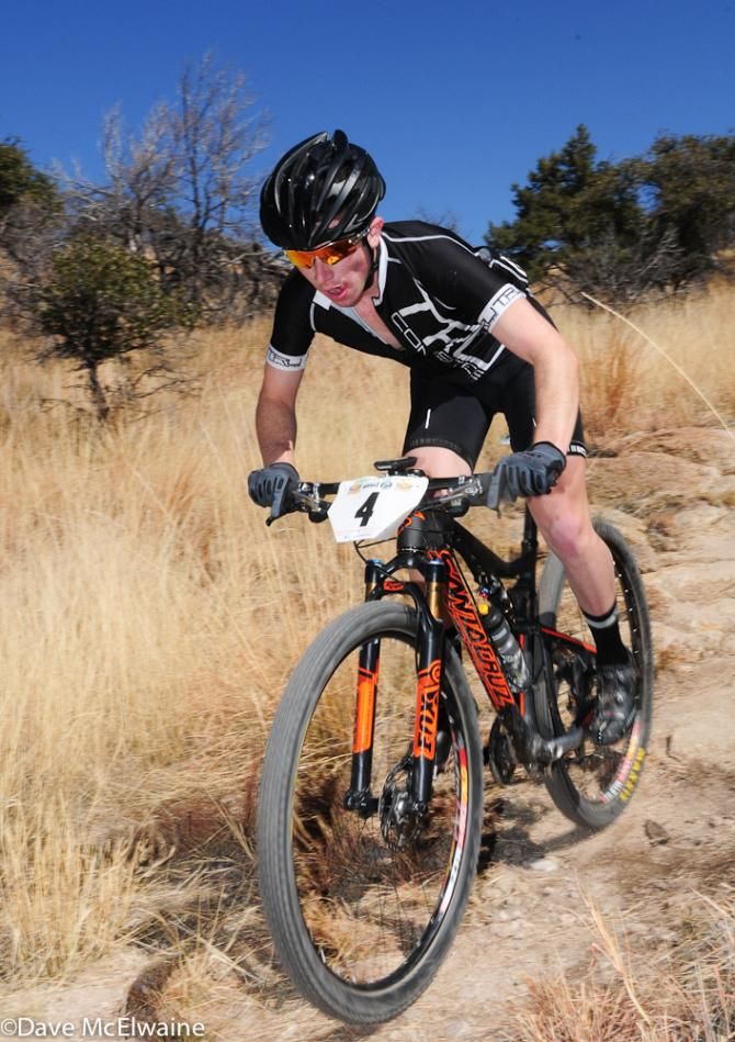 Ethan Millstein (True Composites) racing in the top five