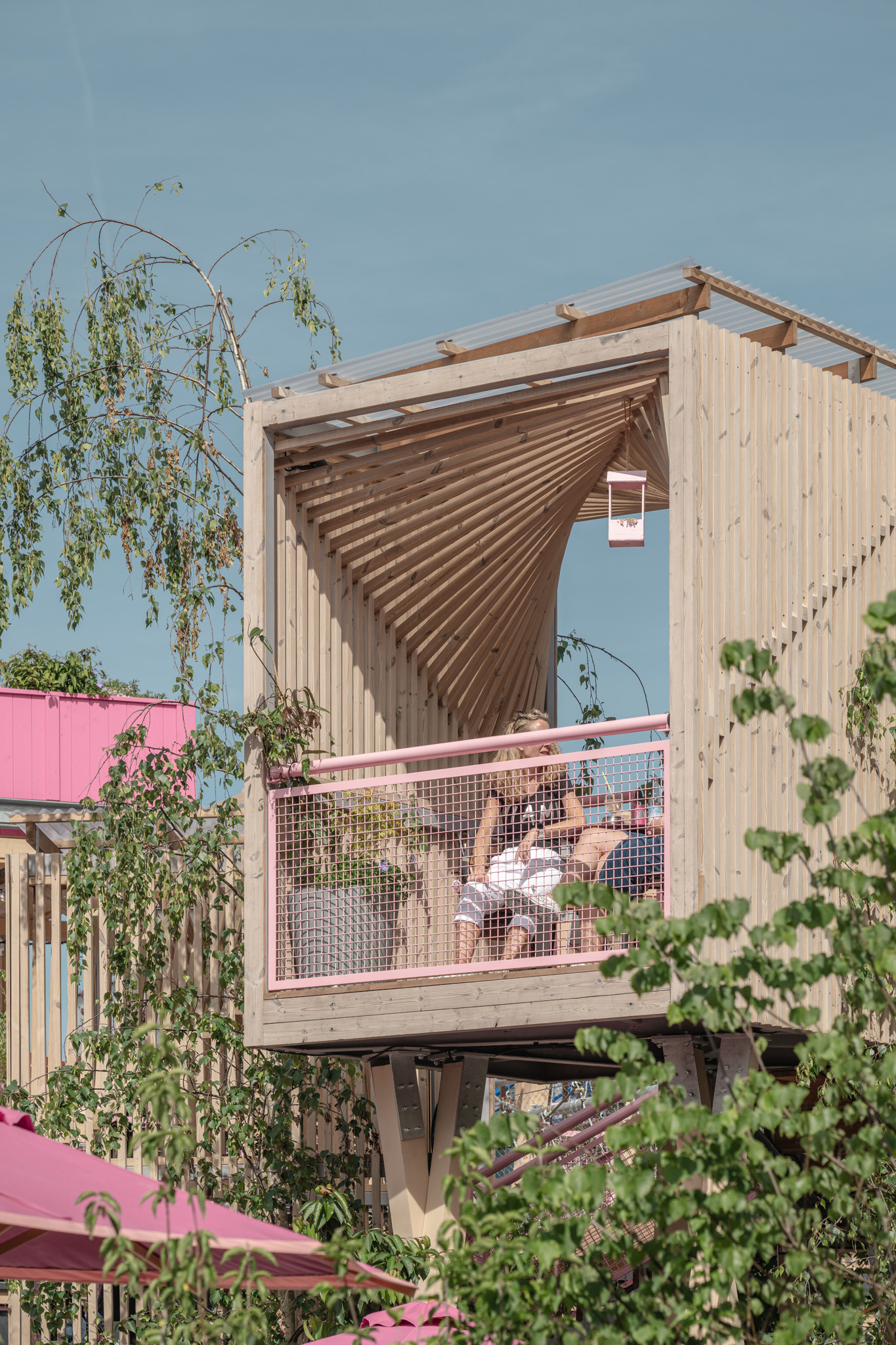 remise rosa, a new destination in zurich designed by hello wood