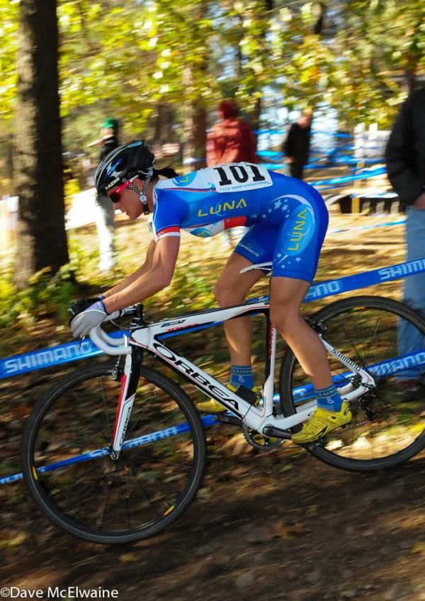 Katerina Nash (Luna Pro Team) rode flawlessly today