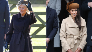 Camilla and Meghan have worn the same coat AND the same bag