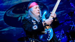 Uli Jon Roth performs live on stage during a concert at Tempodrom on March 29, 2018 in Berlin, Germany