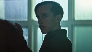 Benedict Hardie in front of a window in Upgrade