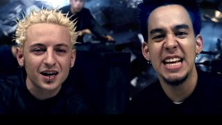 Linkin Park in the Crawling video