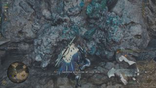 Monster Hunter Wilds mining guide - A rockyout outcrop in the Oilwell Basin where you can find Firestone.