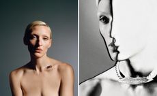 nude woman wearing Venyx x Man Ray jewellery